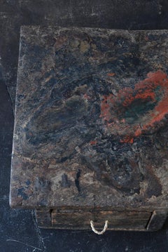 Japanese Antique Work Table / Small Table Used by Lacquer Craftsmen / 1868-1940