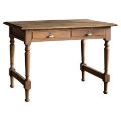 Japanese Antique Writing Desk, Keyaki Wood, Early Showa Period (1926-1936s)