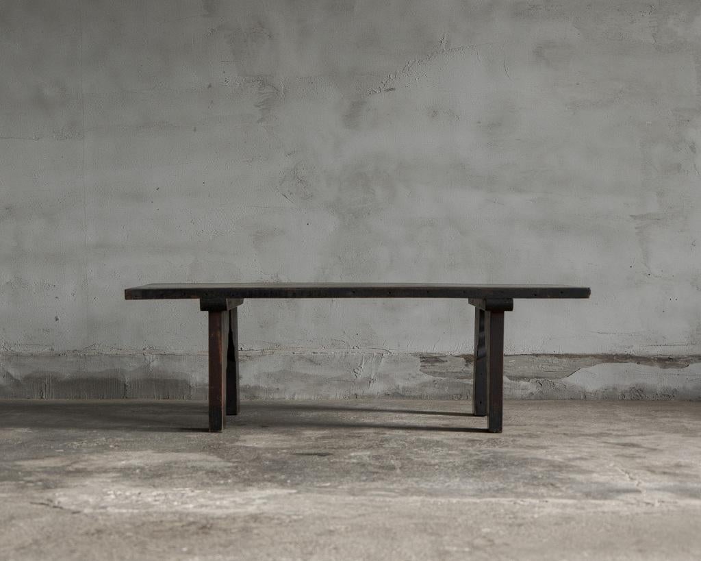 Escritorio Antiguo Japonés, Mesa Baja Era Meiji '1868-1912', Wabi Sabi en venta 2