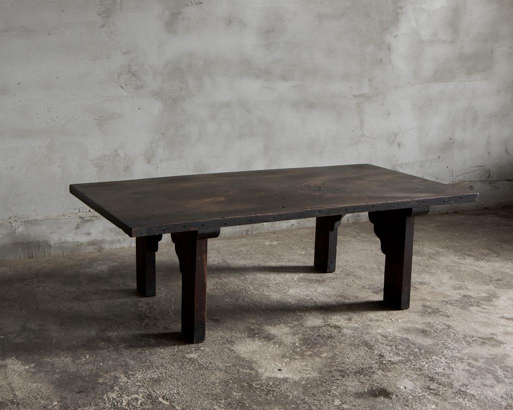 Escritorio Antiguo Japonés, Mesa Baja Era Meiji '1868-1912', Wabi Sabi en venta 3