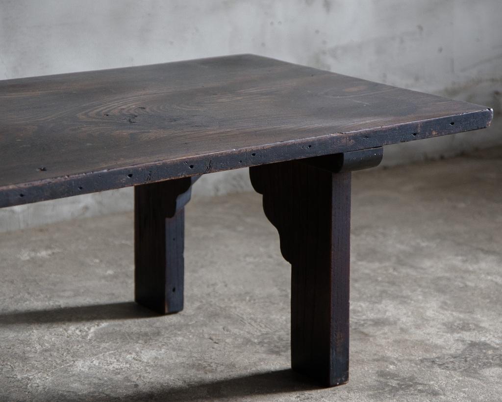 Escritorio Antiguo Japonés, Mesa Baja Era Meiji '1868-1912', Wabi Sabi en venta 4