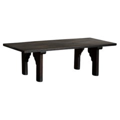 Japanese Antique Writing Desk, Low table Meiji Era '1868-1912', Wabi Sabi