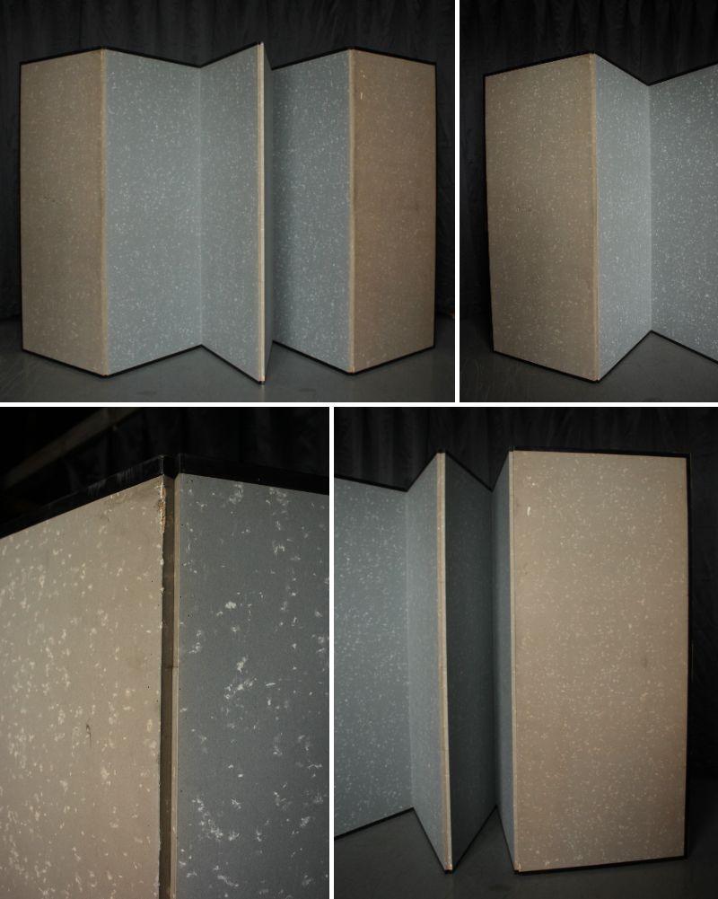Japanese Antiques 6panels, Gold back, crane and pine, Araki Jippo folding screen For Sale 13