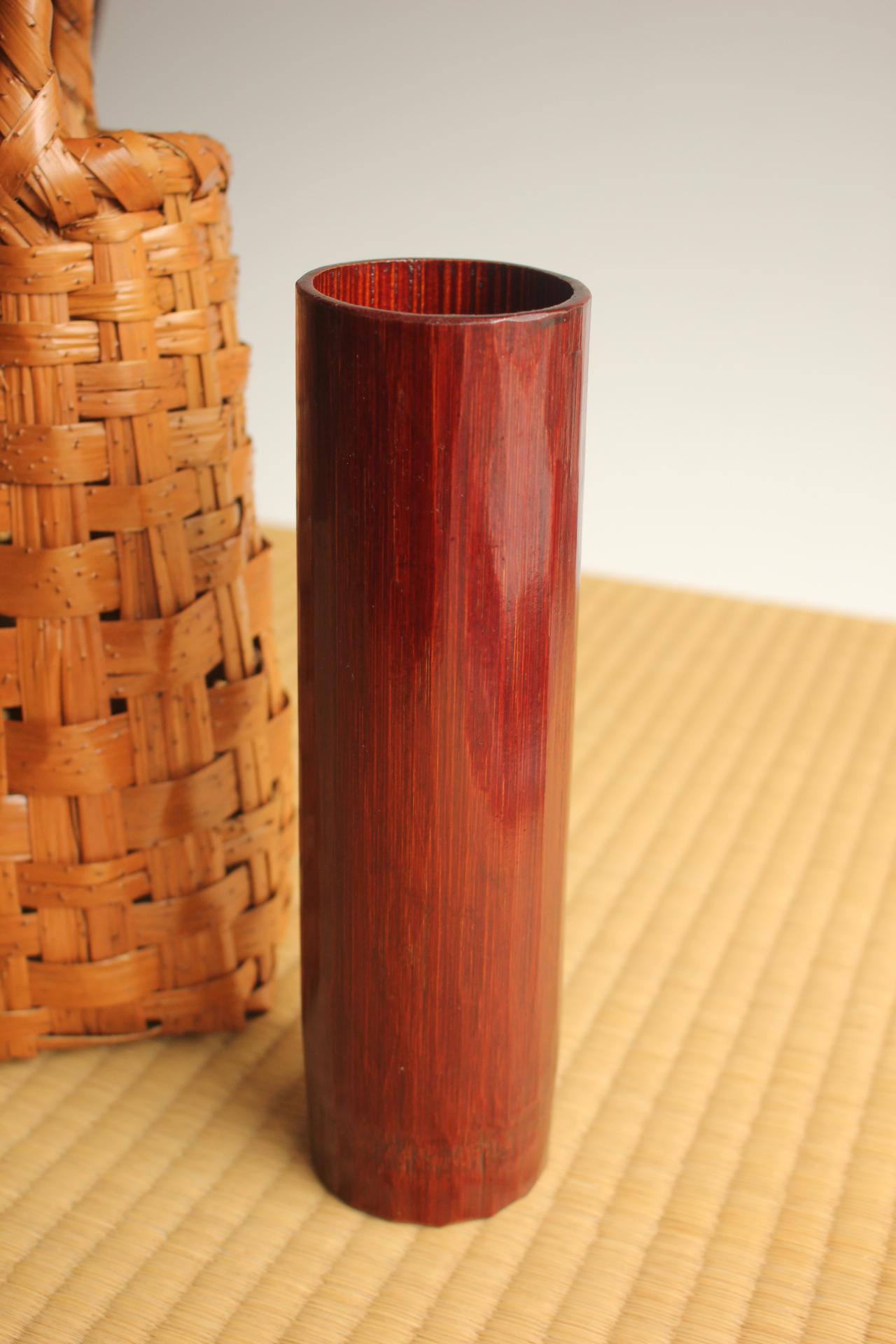 Japanese Antiques a basket by Chikuryu-sai Yamamoto(山本竹龍齋) lotus Bamboo For Sale 10