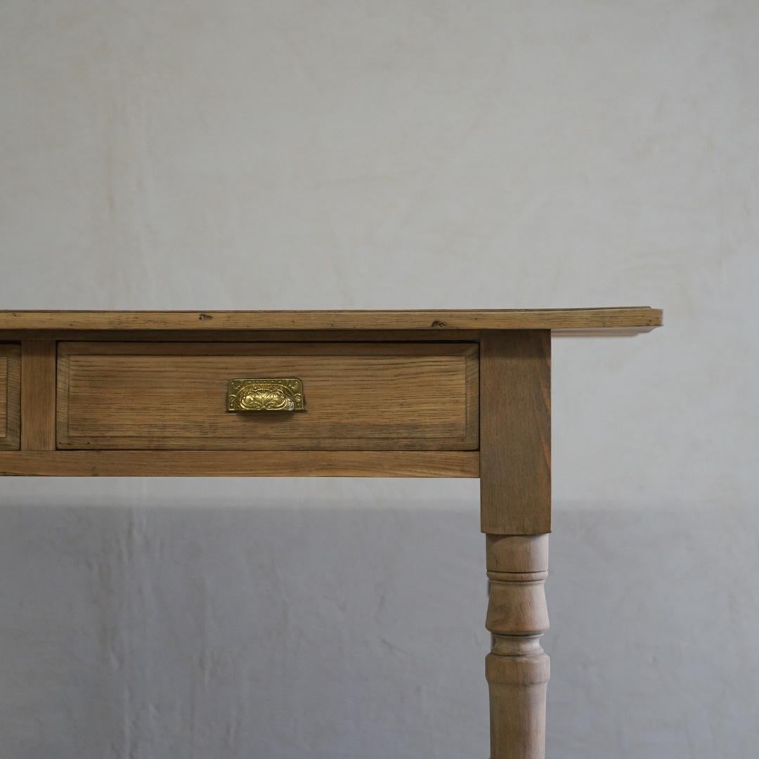 Wood Japanese Antique Desk Table 1912s-1930s Primitive Japandi For Sale