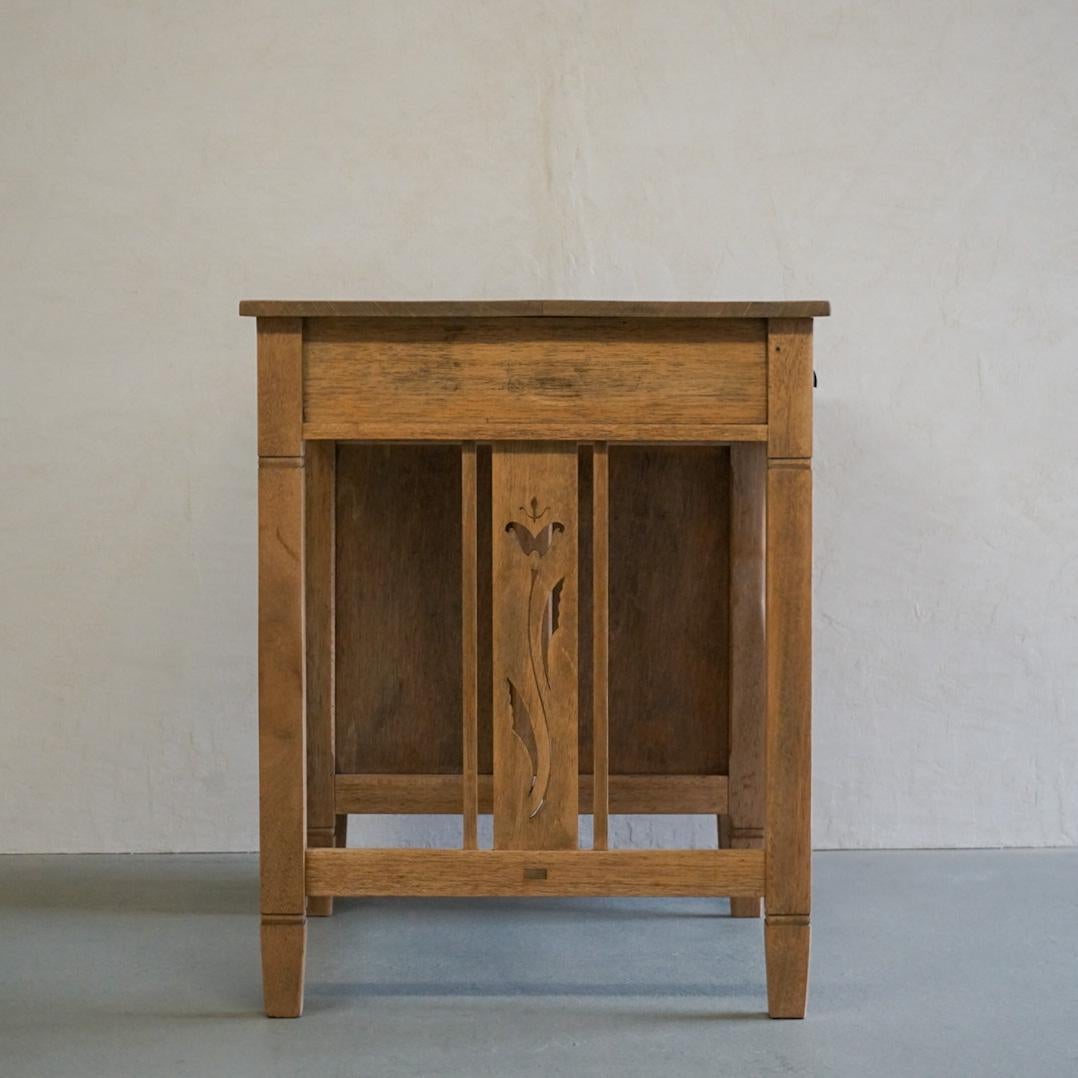 Japanese Antique Desk Table 1930s-1950s Primitive Japandi For Sale 5