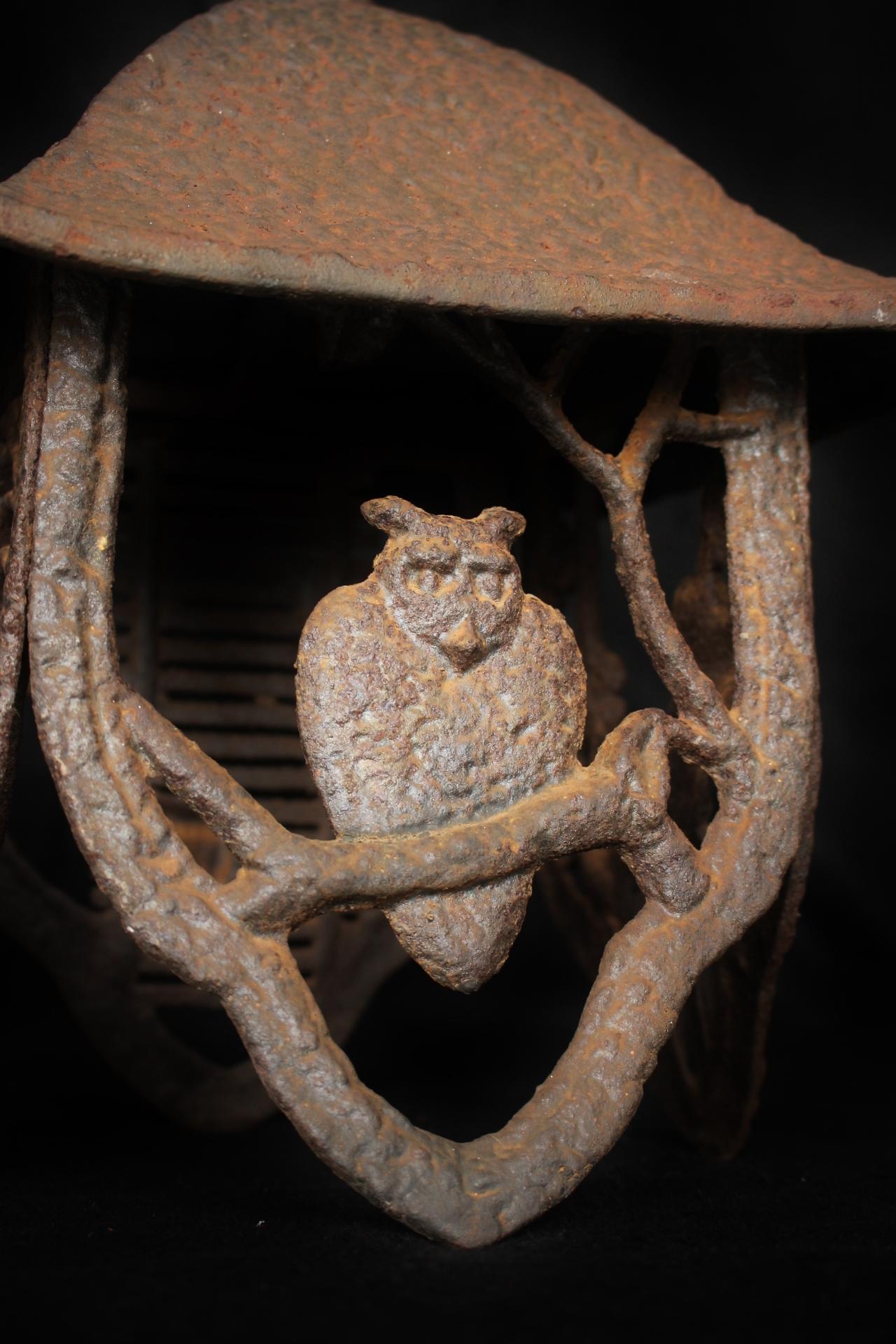Antigüedades japonesas Farol de hierro en venta 4