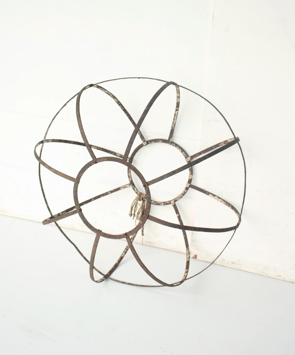 Japanese Antiques Iron lantern For Sale 8