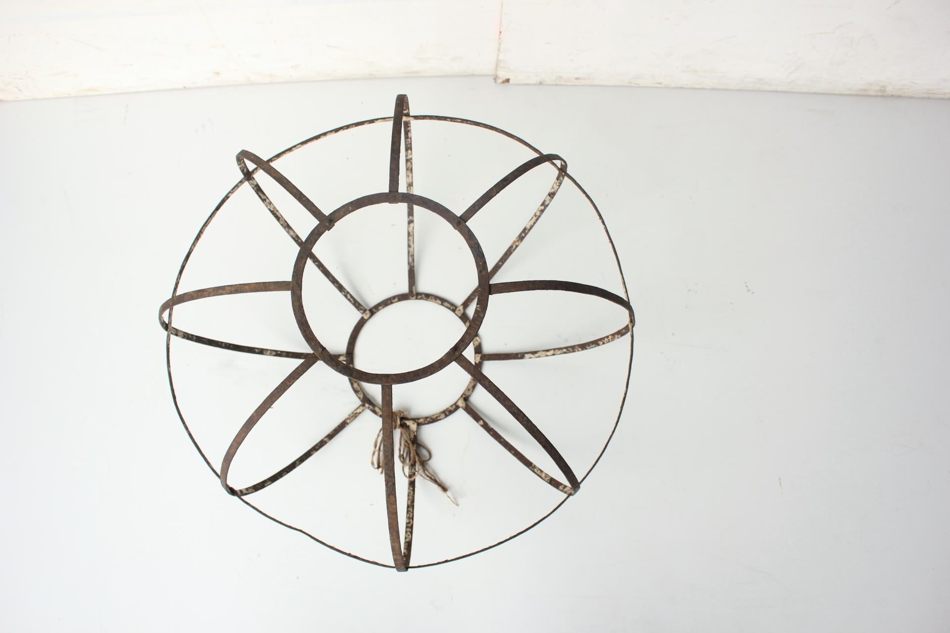 Japanese Antiques Iron lantern For Sale 9