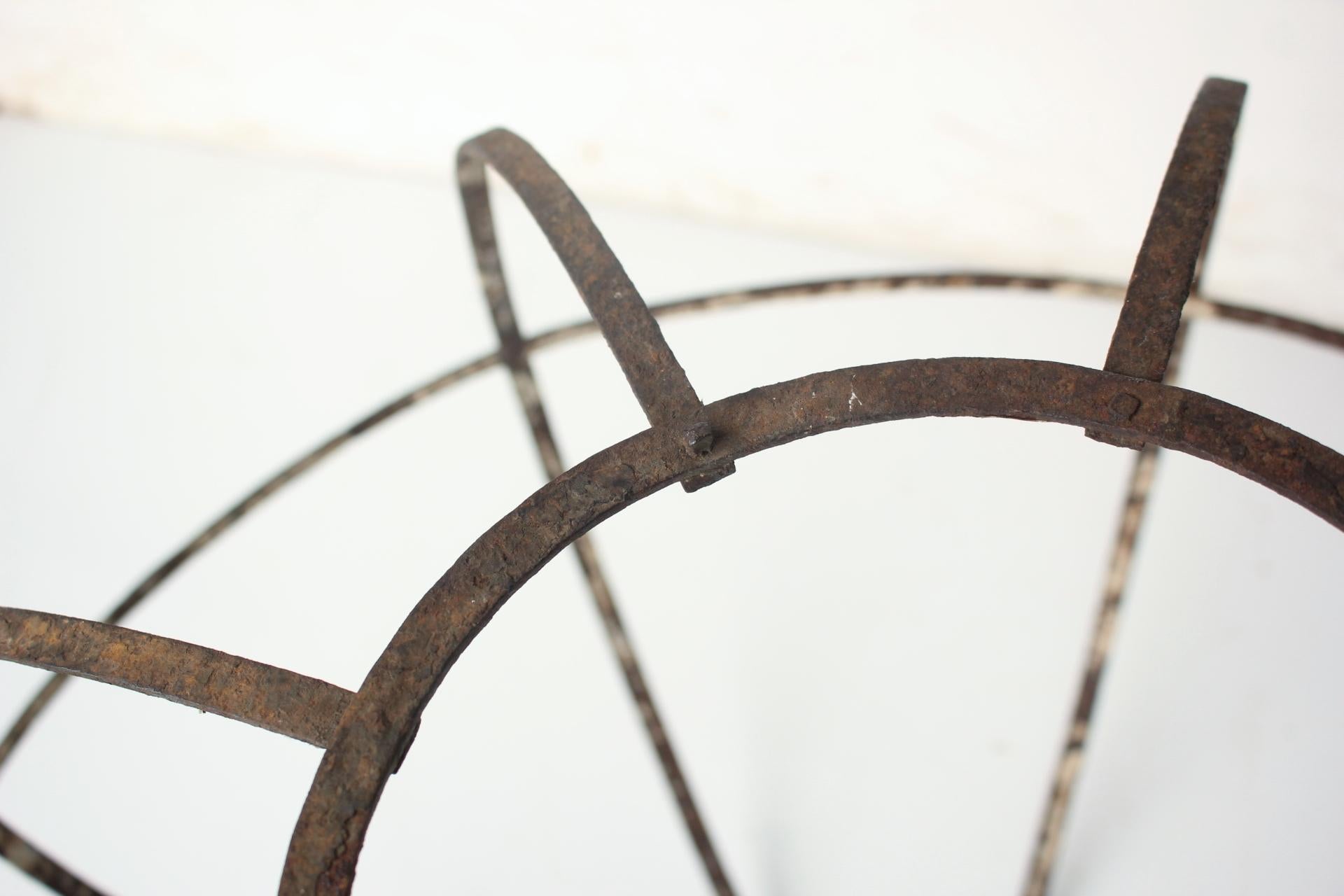 Japanese Antiques Iron lantern For Sale 10