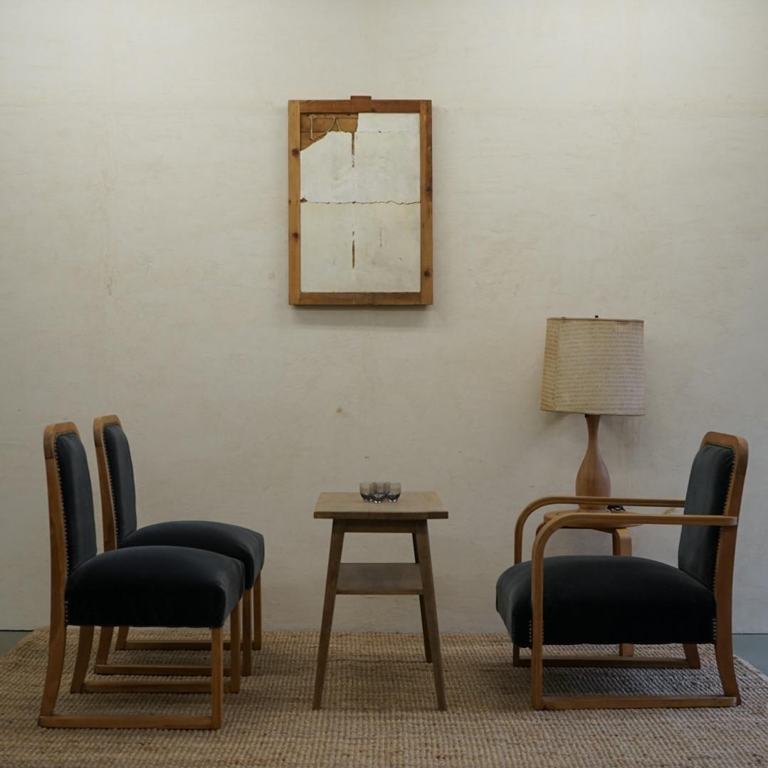 Japanese Antique Sofa Chair 1950s-1960s Primitive Japandi For Sale 5