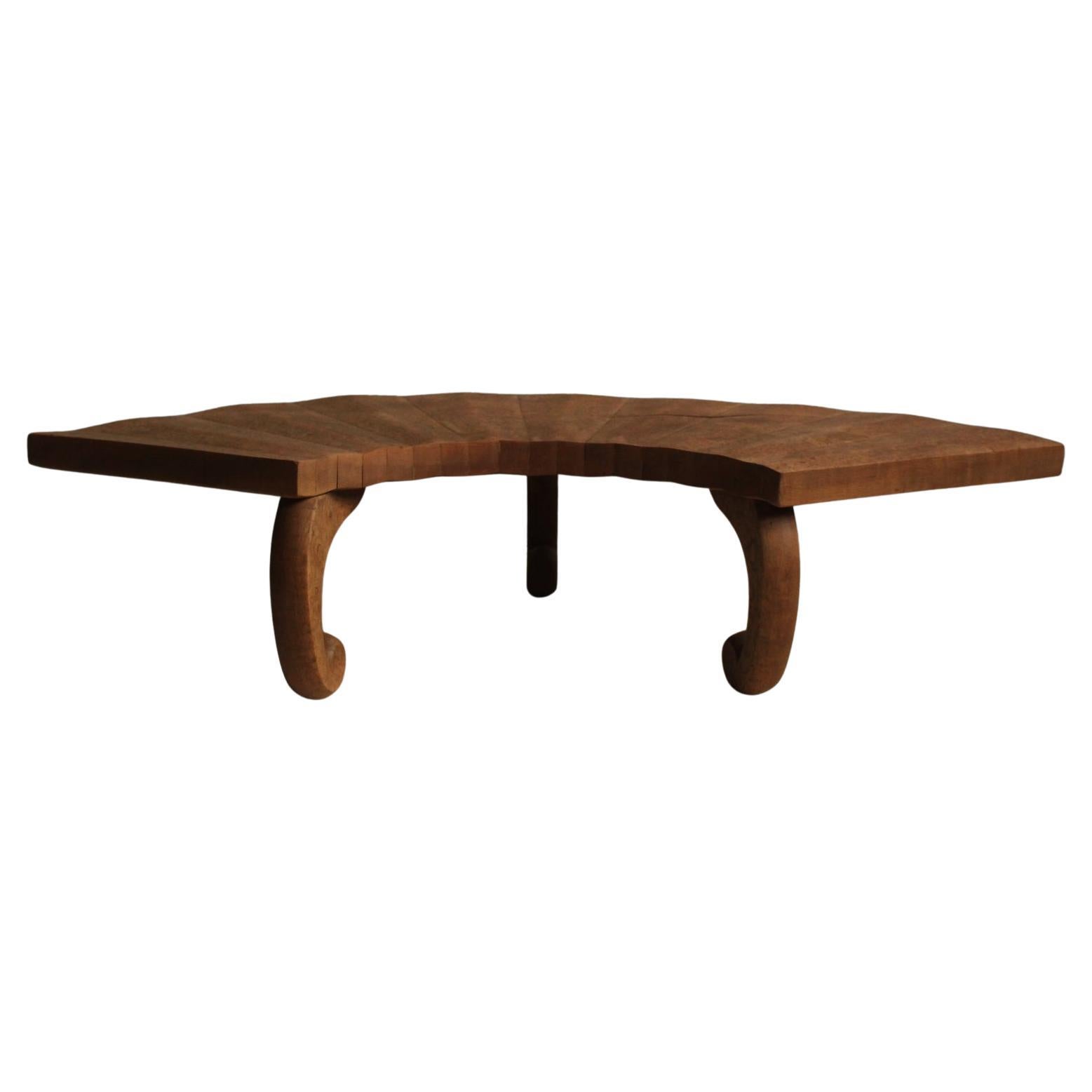 Antiquités japonaises Stand en bois (grains rares, grains Wood Wood) Plateau de table Shuhama-dai