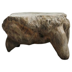 Antichità giapponesi Radice d'albero / Tavolino Wabisabi Sgabello primitivo