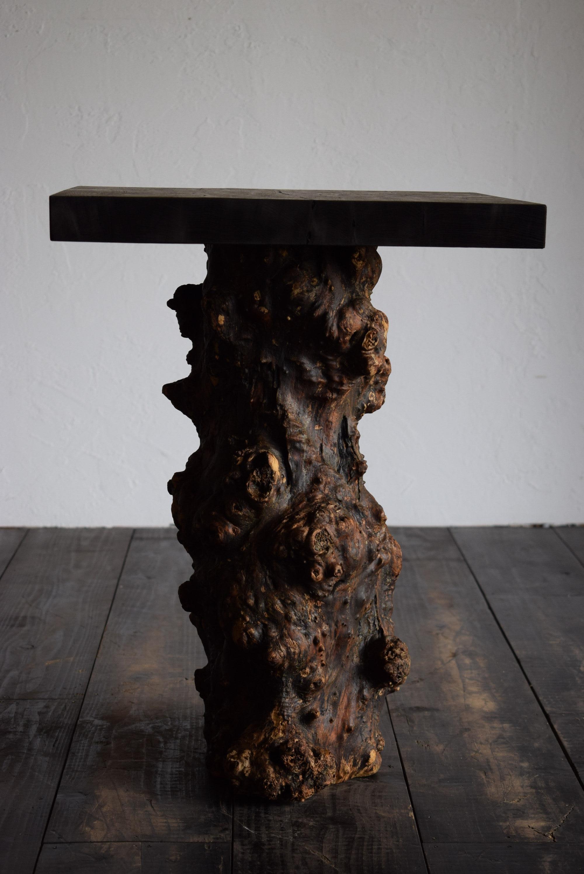 Japanischer antiker Holztisch /wabi-sabi Beistelltisch / primitiver Holztisch / stan 2