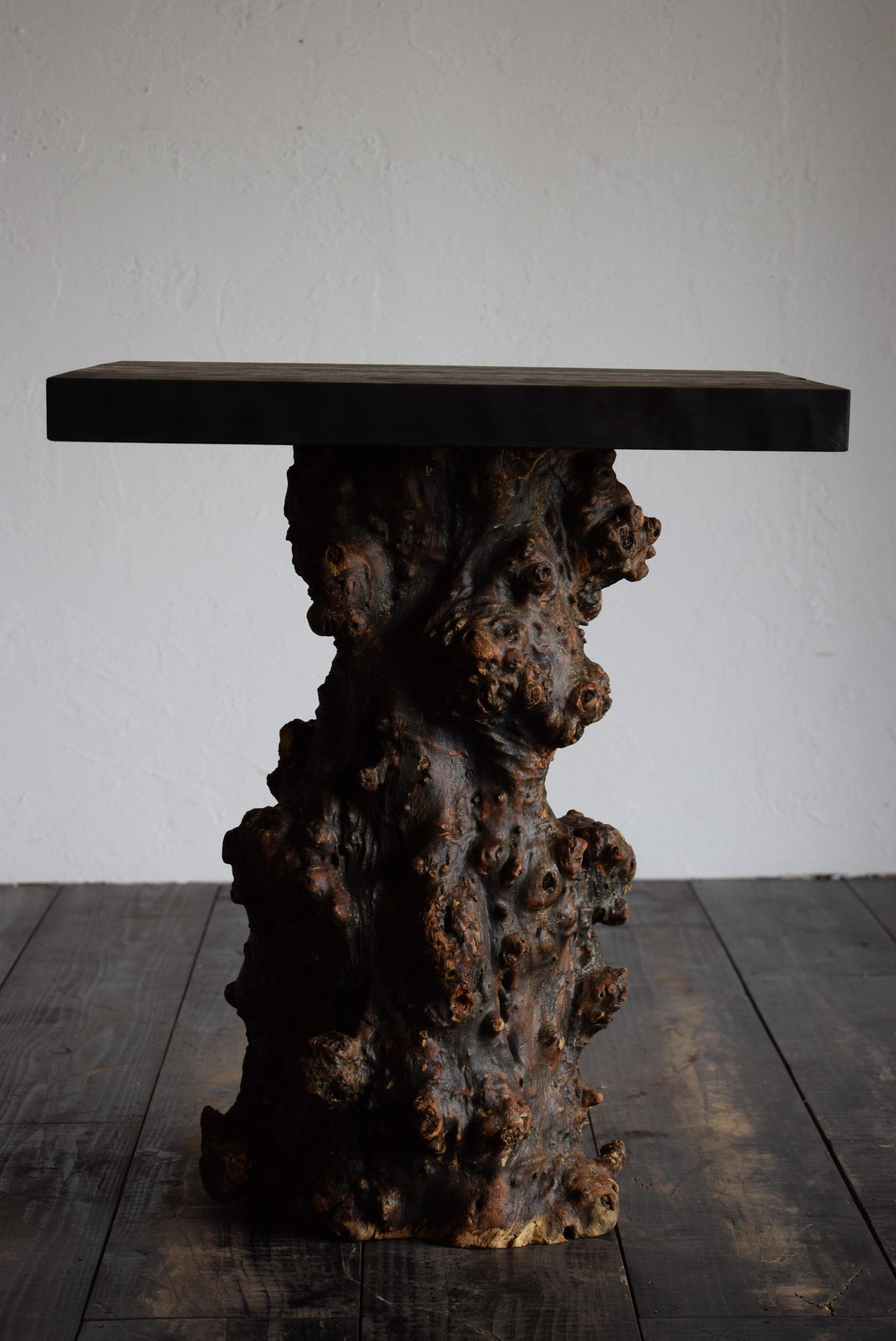 Japanischer antiker Holztisch /wabi-sabi Beistelltisch / primitiver Holztisch / stan 3