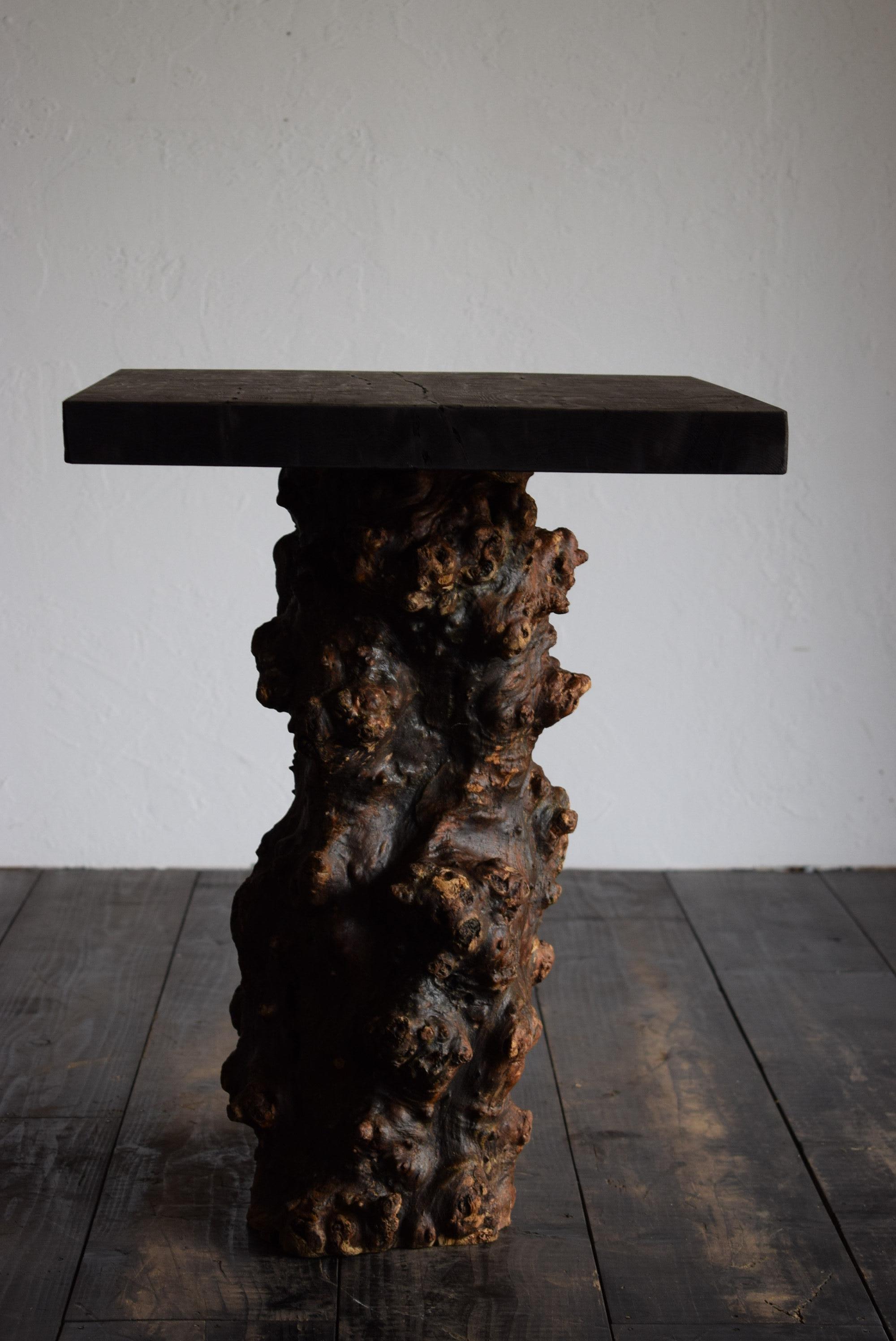 Japanischer antiker Holztisch /wabi-sabi Beistelltisch / primitiver Holztisch / stan 1