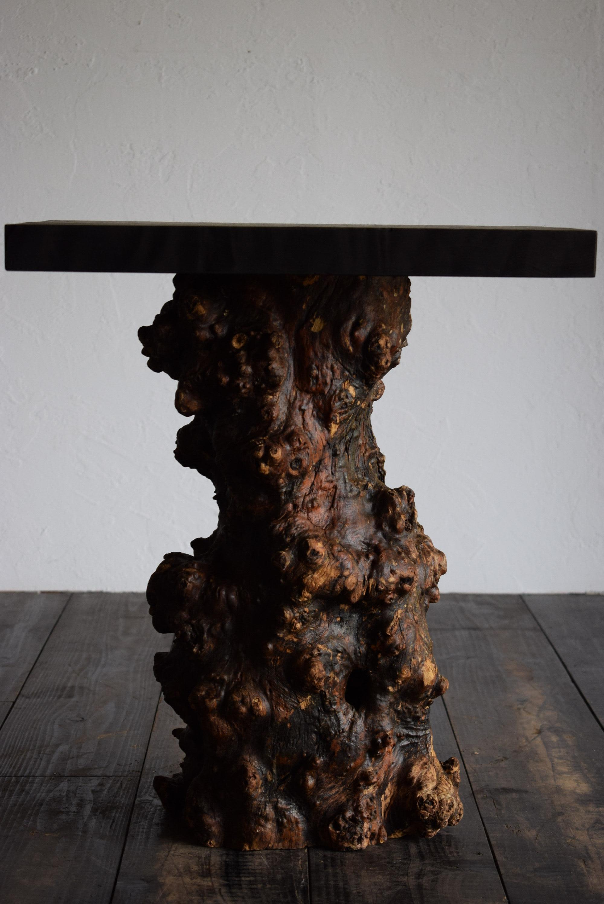Japanischer antiker Holztisch /wabi-sabi Beistelltisch / primitiver Holztisch / stan (Primitiv)