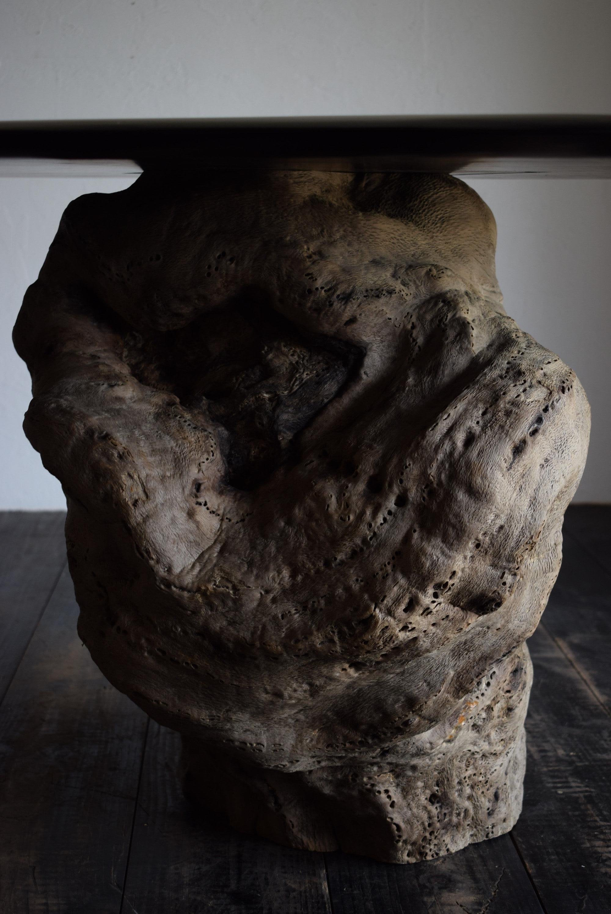Tavolo in legno di antiquariato giapponese / tavolo wabi-sabi / tavolo primitivo in legno / in vendita 6