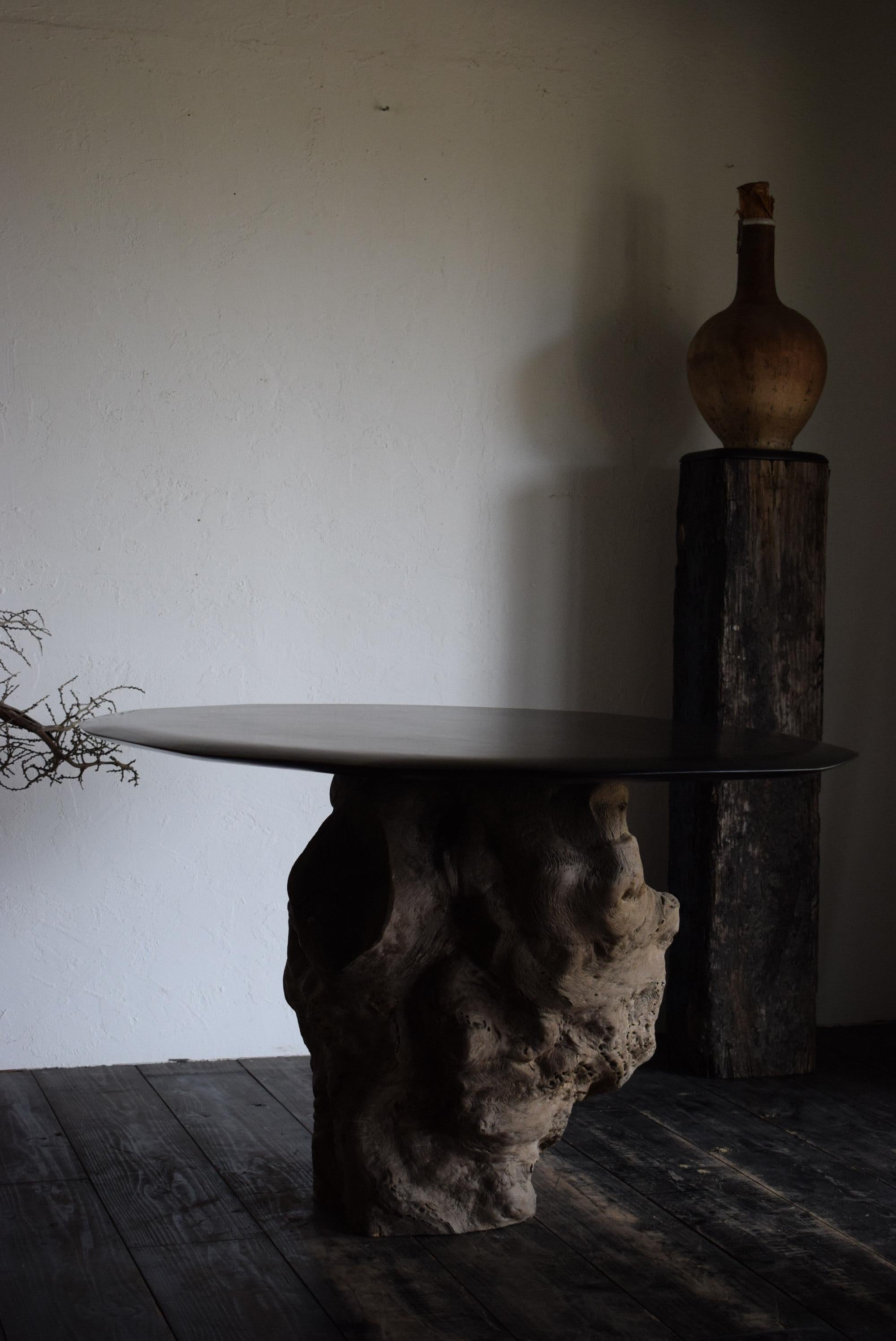 Tavolo in legno di antiquariato giapponese / tavolo wabi-sabi / tavolo primitivo in legno / in vendita 12