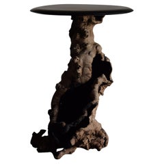 Japanese antiques wood table /wabi-sabi table / primitive wood table / stand