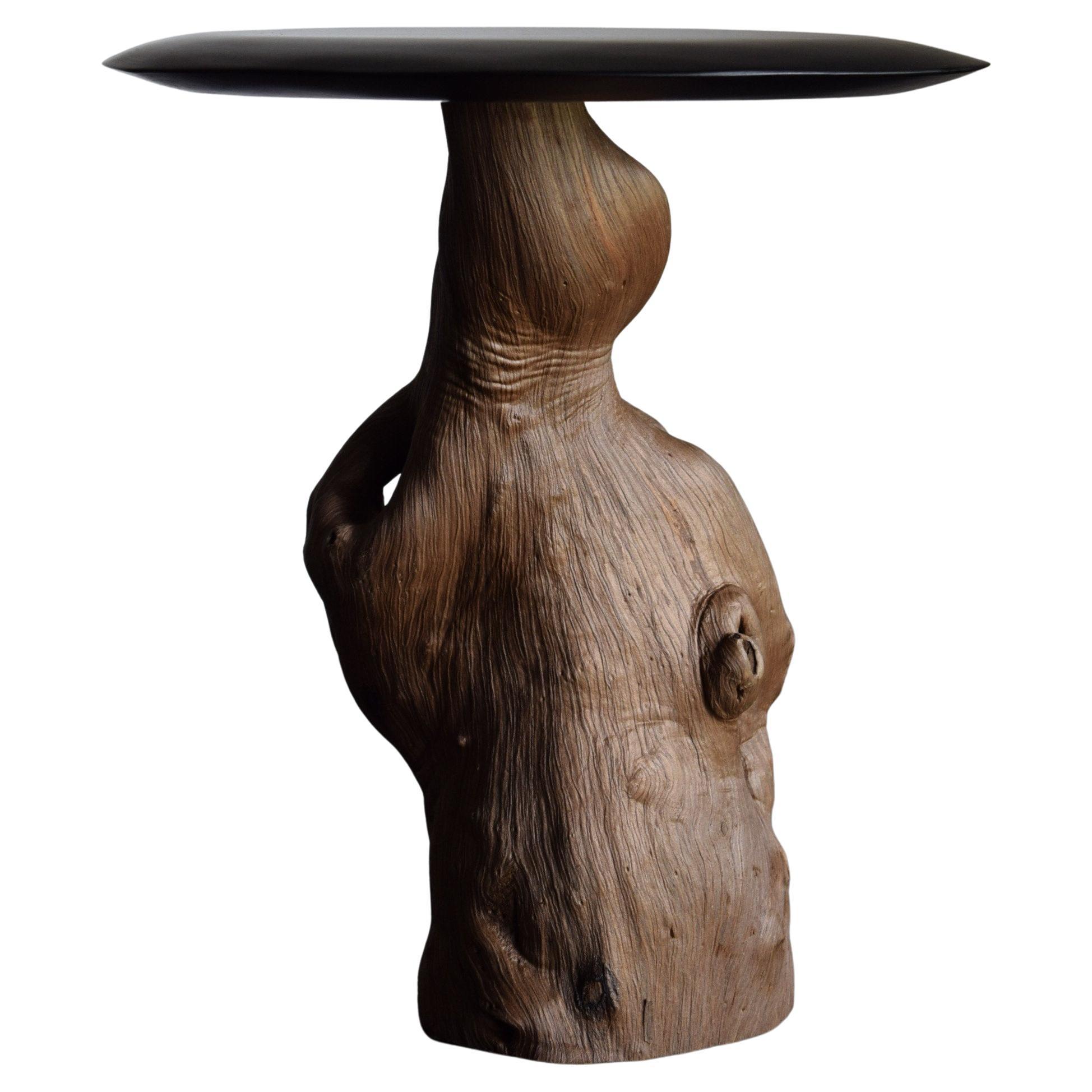 Japanese antiques wood table /wabi-sabi table / primitive wood table / stand