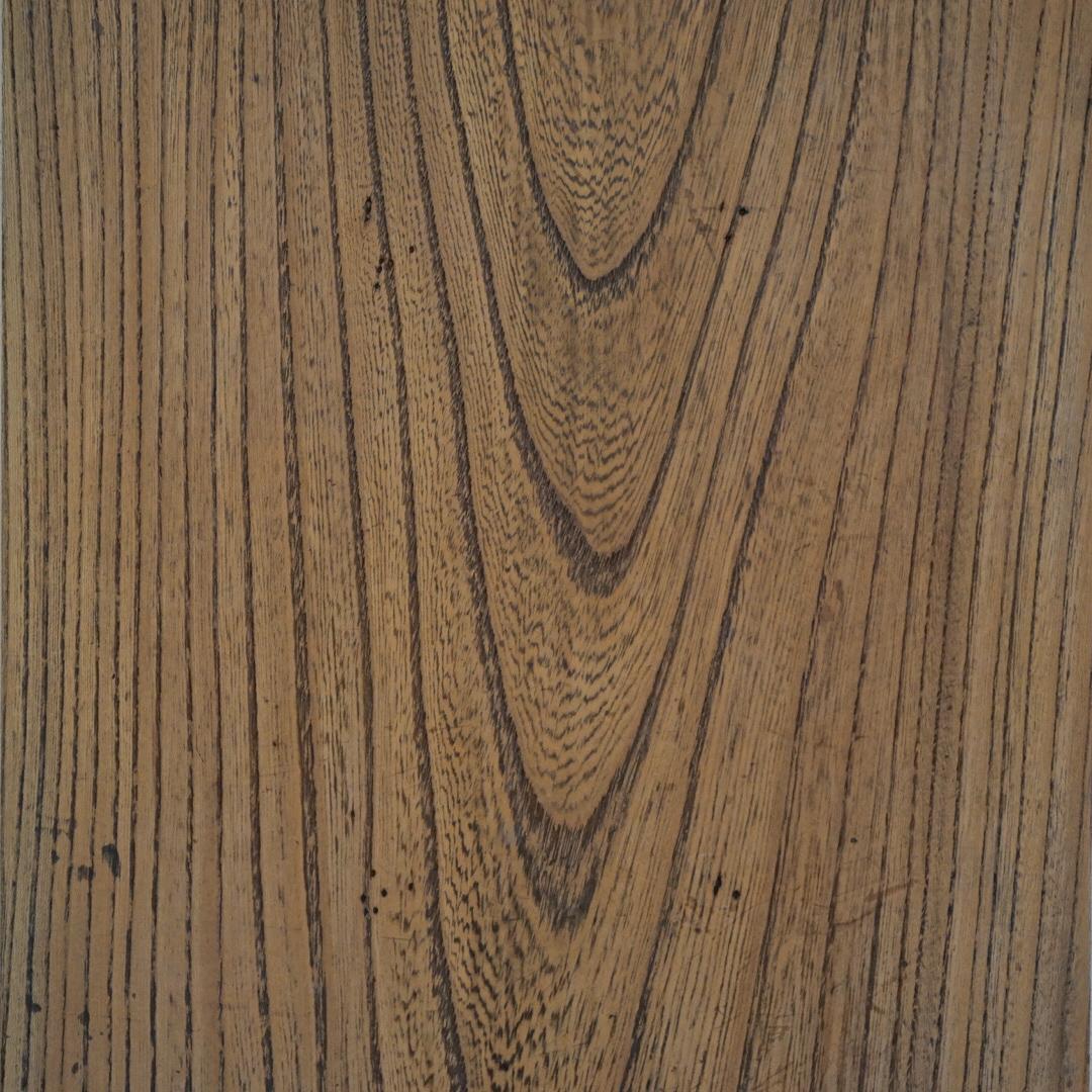 Edo Japanese Antique Wooden Board Art Single Board Grain of wood 1860s Wabi-Sabi For Sale