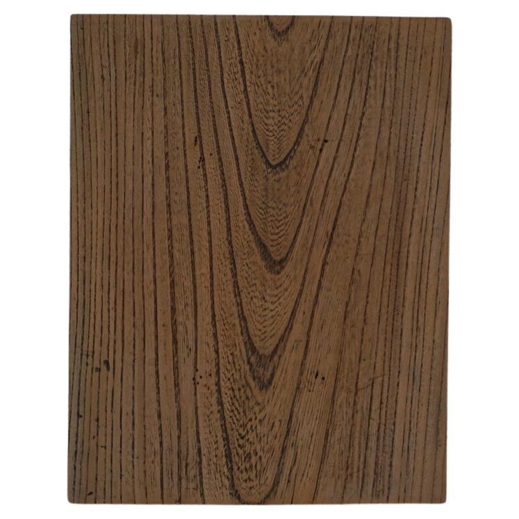 Japanese Antique Wooden Board Art Single Board Grain of wood 1860s Wabi-Sabi For Sale