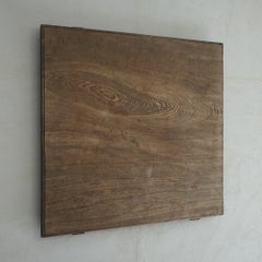 Japanese Antique Zelkova Slab Board, 1940s, Japandi Wabi-Sabi