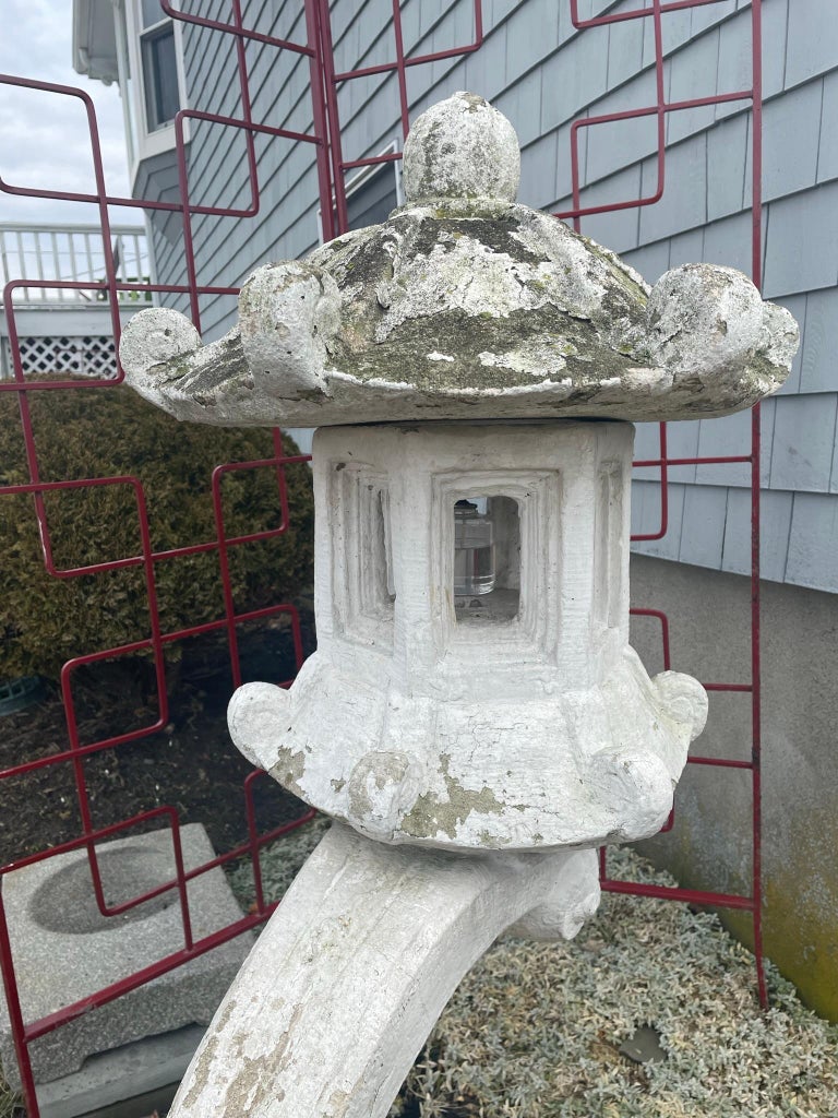 Japanese Arched Kasuga Stone Garden Lantern For Sale 6