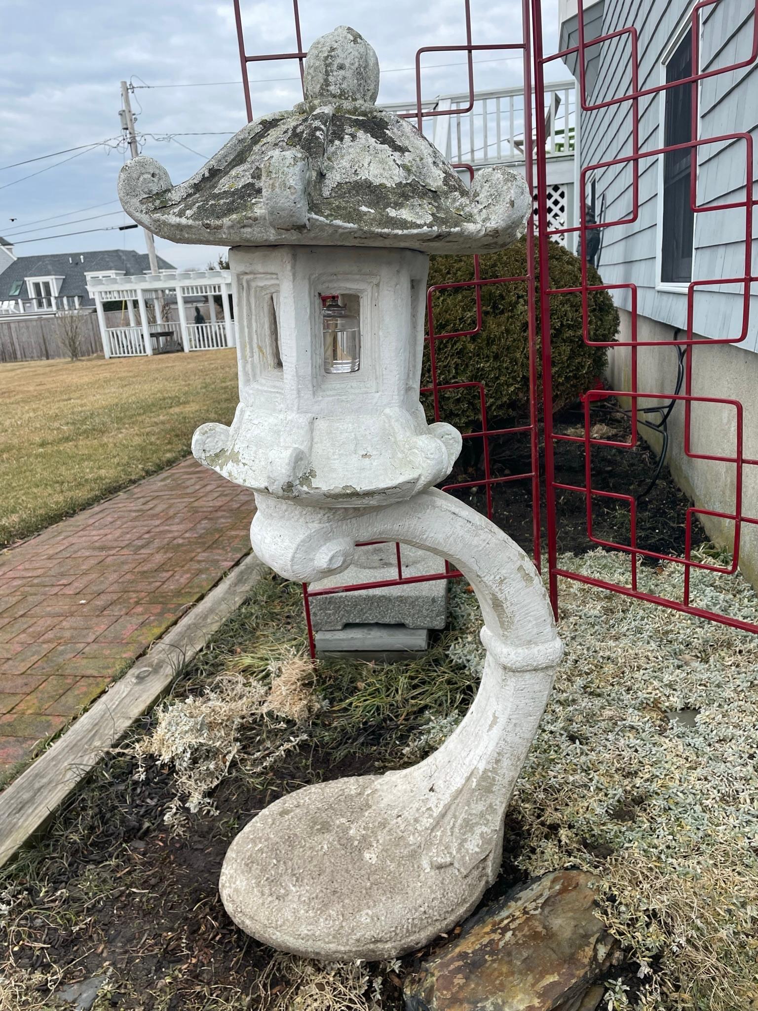 Japanese Arched Kasuga Stone Garden Lantern 12