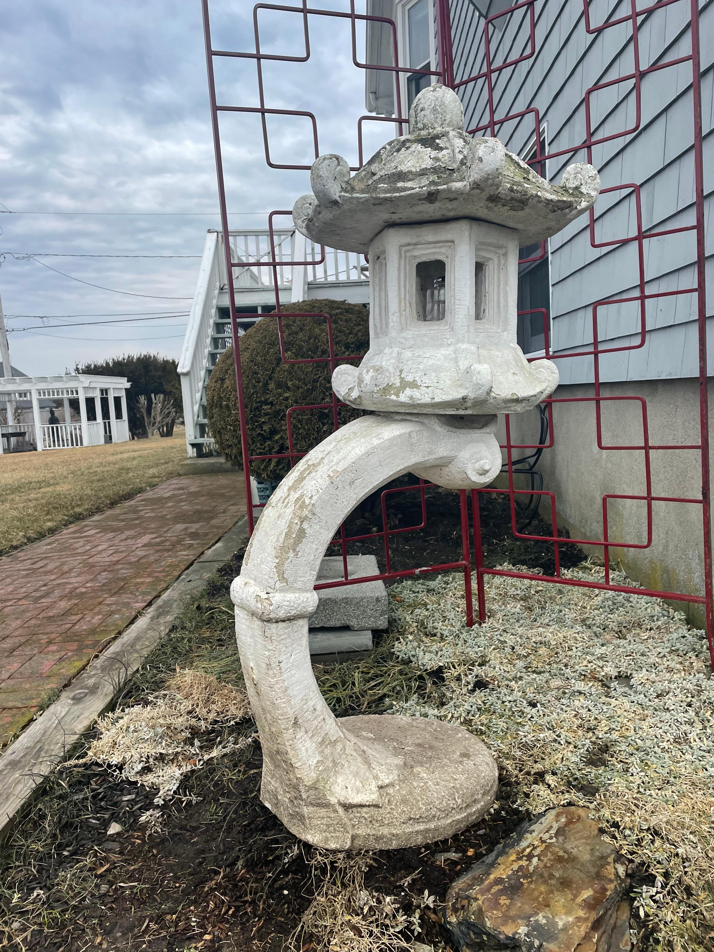 Japanese Arched Kasuga Stone Garden Lantern 4