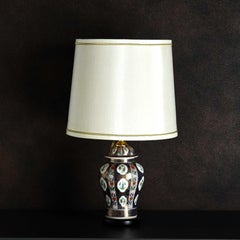 Japanese Arita "Sarasa" lamp