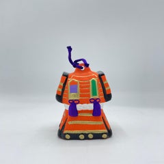 Japanese Armor Clay Bell Yoroi Dorei from Ohyama Jinjya 1990s