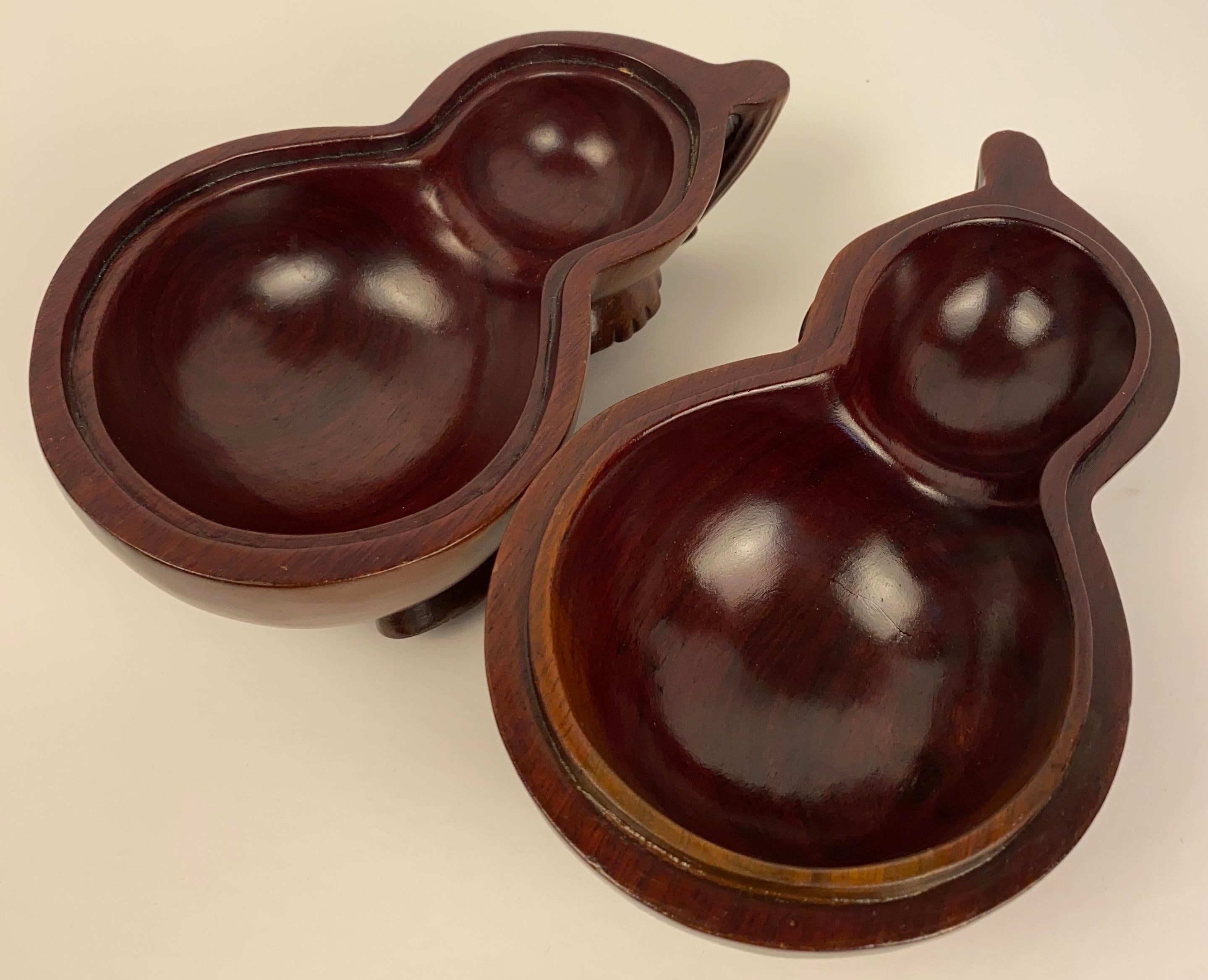 Japanisches Schmuckkästchen im Art-Deco-Stil oder handgeschnitztes Rosenholz-Schmuckkästchen (Art déco) im Angebot
