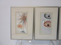 Japanese Art Deco Styled Woodblock Prints by Jun Hisatomi & Tamaki Yoshida