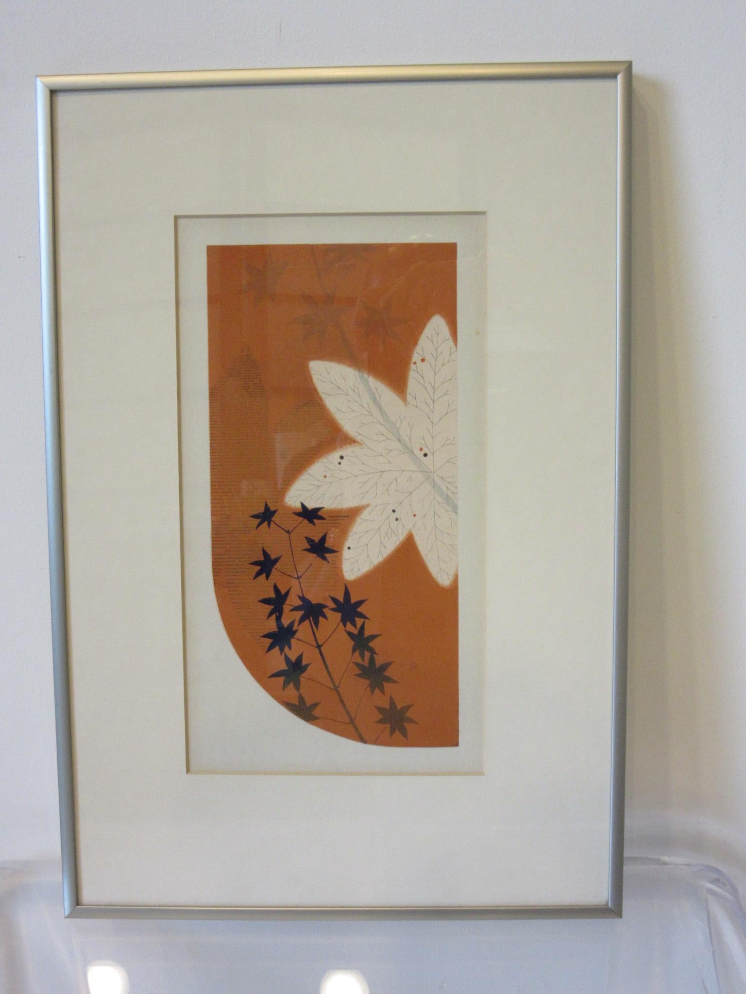Japanese Art Deco Styled Woodblock Prints by Jun Hisatomi & Tamaki Yoshida In Good Condition In Cincinnati, OH