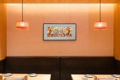 Japanese Wall Art / Kimono Art, Field of Carnation