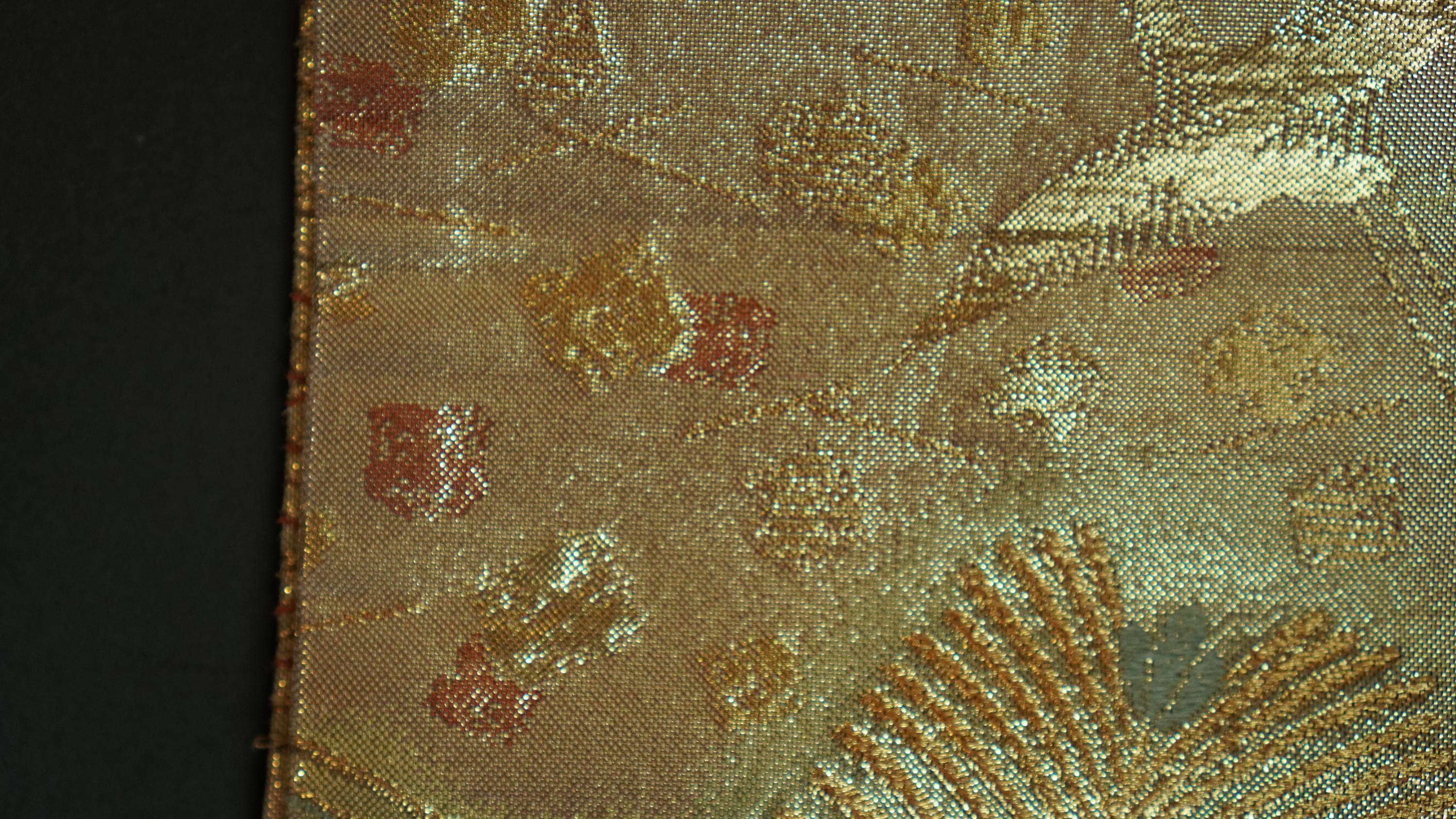 Silk Japanese Art / Kimono Art / Tapestry, the Grateful Crane