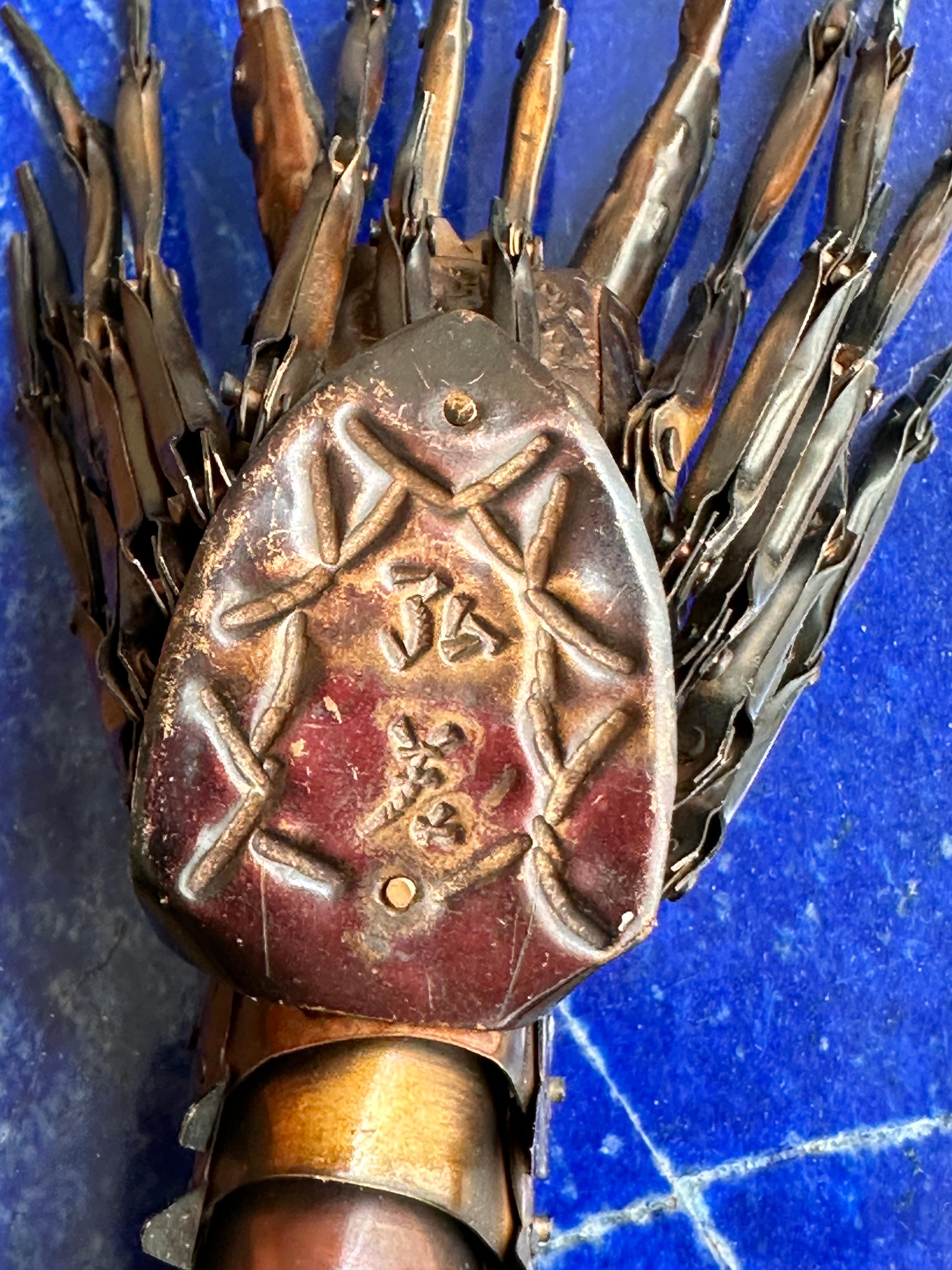 Lobster japonais articulé en cuivre en vente 12