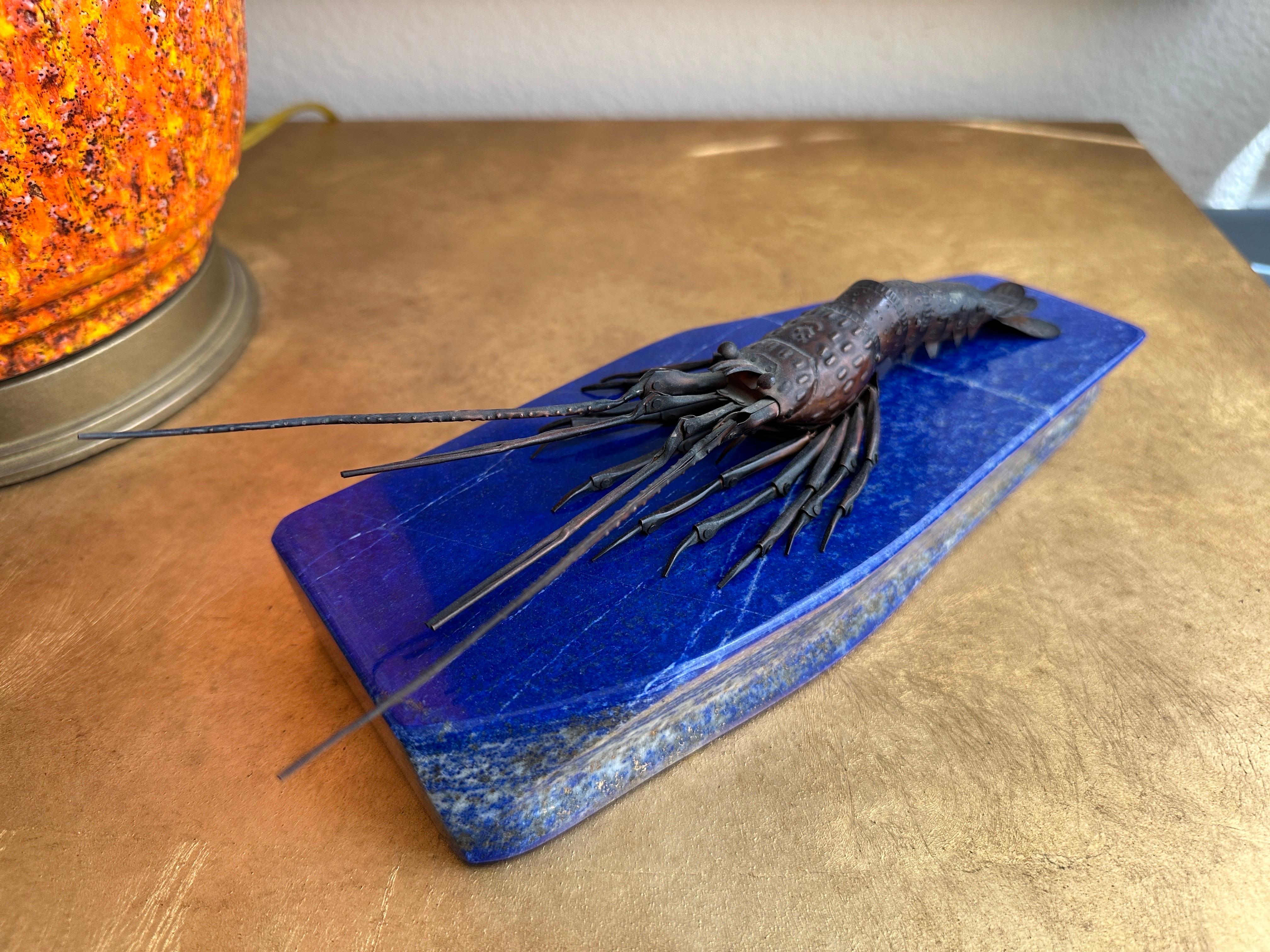 Fin du XIXe siècle Lobster japonais articulé en cuivre en vente