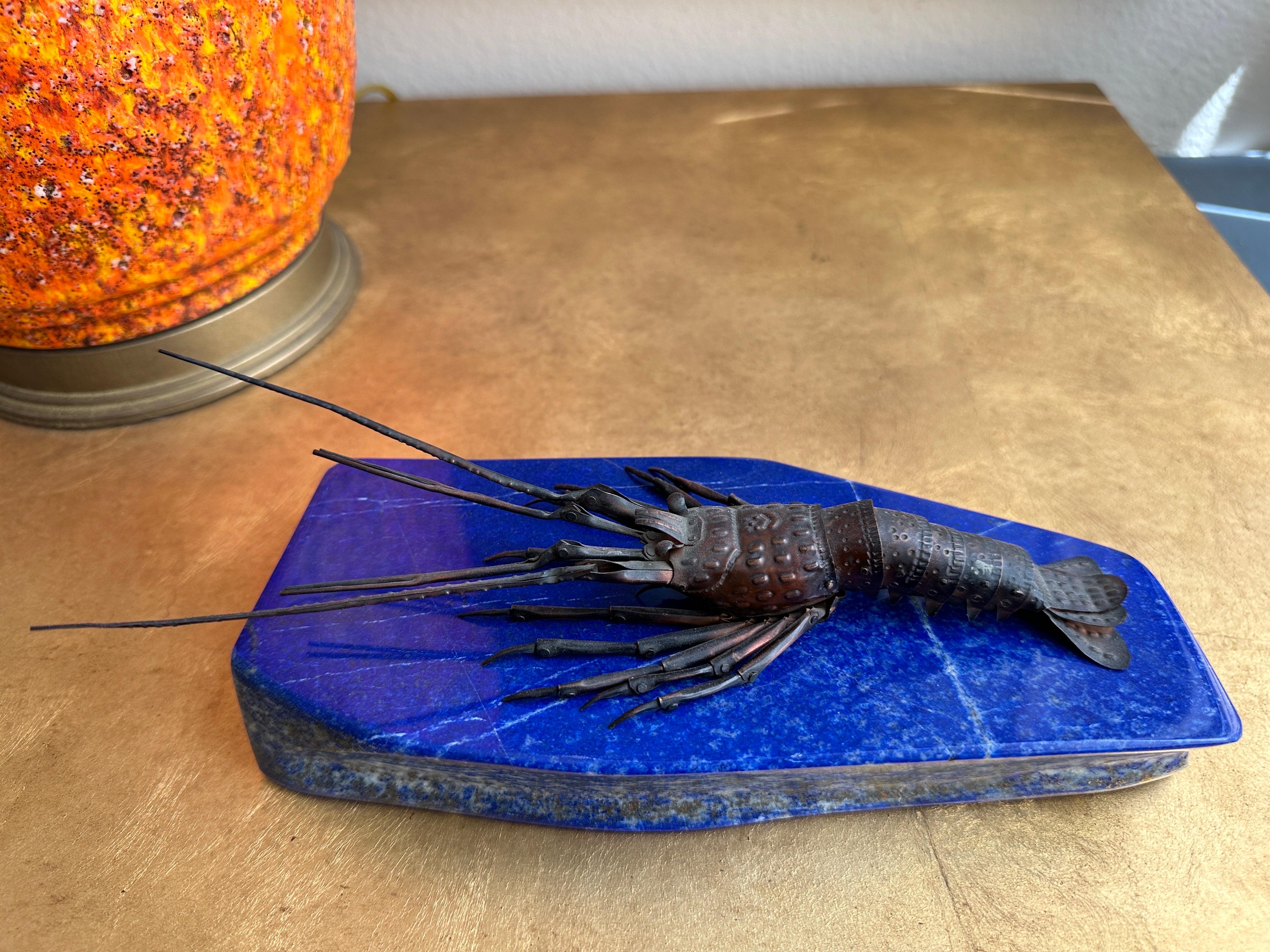 Cuivre Lobster japonais articulé en cuivre en vente
