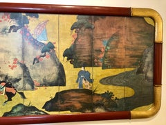 Japanese Artist Framed Print The Pass Thru The Mountains by Fukaye Roshu