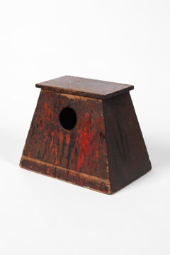 1920s Japanese Artist's Wabi Sabi Street Vendor Stool