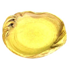 Giapponese asiatico, firmato e timbrato, grande vaso in ceramica smaltata, ciotola bassa caricabatterie