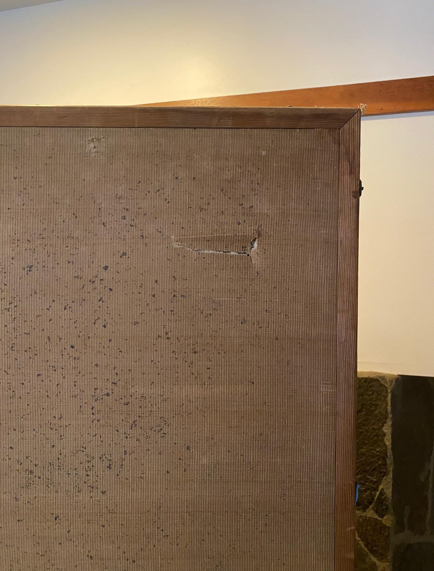 Japanisch Asiatisch Signiert Zwei Panel Meiiji Edo Folding Byobu Landschaft Haus Bildschirm im Angebot 8