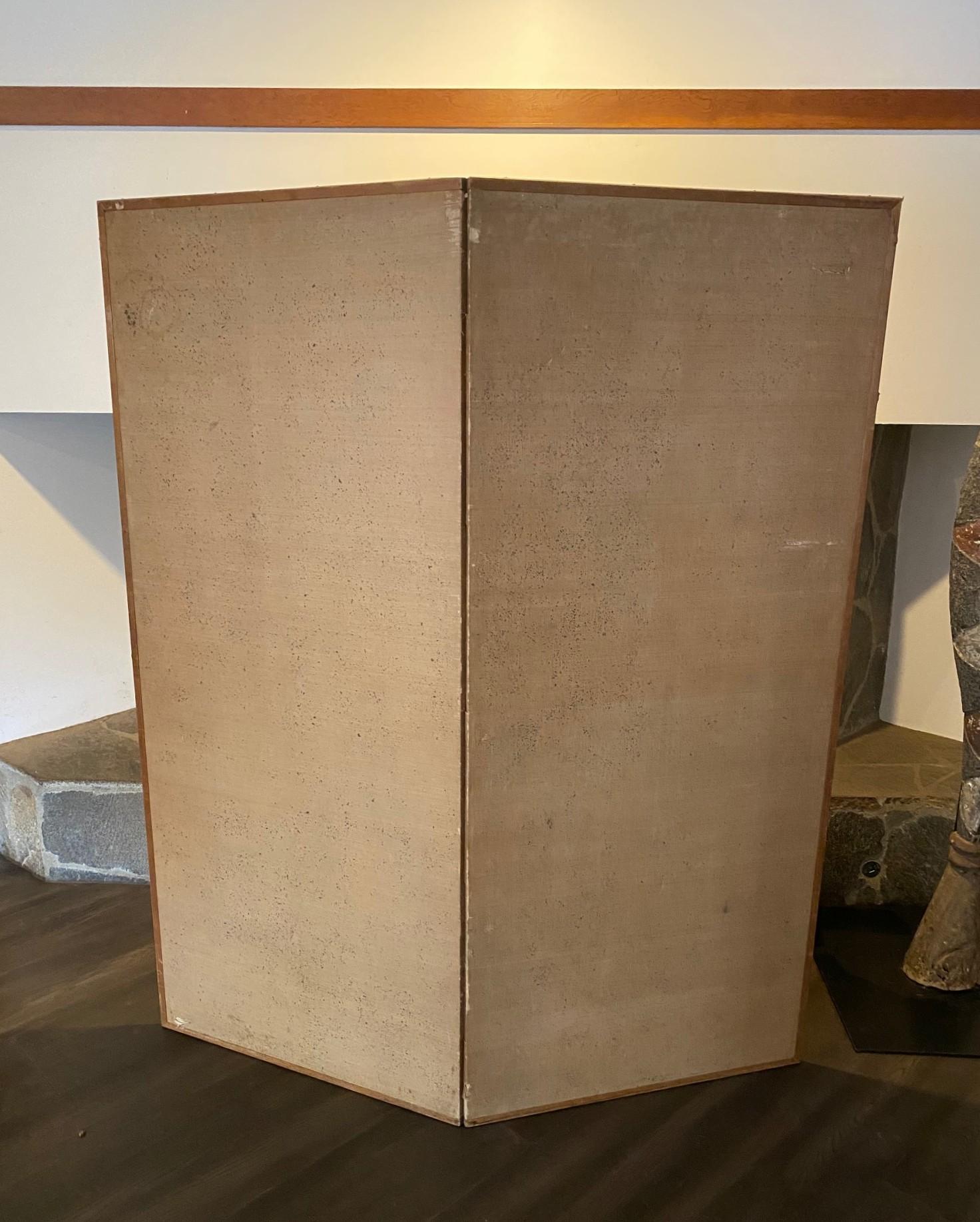 Japanisch Asiatisch Signiert Zwei Panel Meiiji Edo Folding Byobu Landschaft Haus Bildschirm im Angebot 9