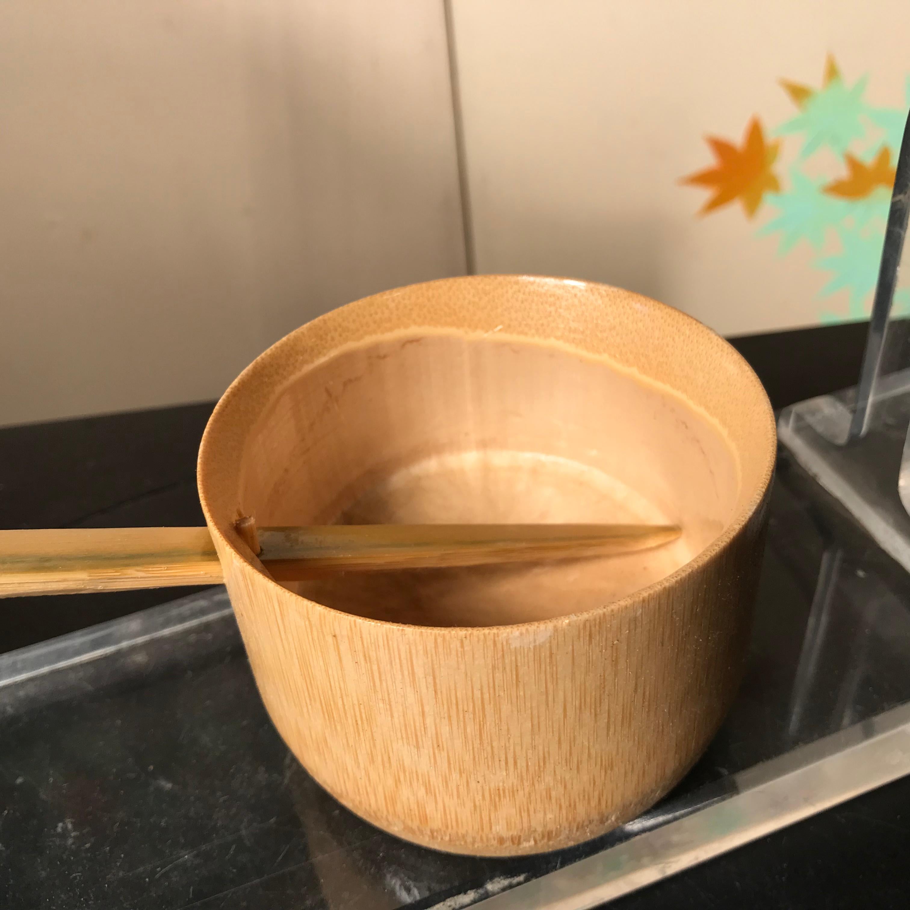 Wood Japanese Authentic Bamboo Water Ladles 