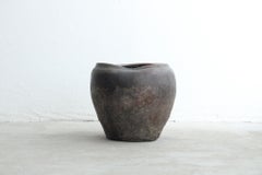 Japanese Autique Vase, Pottery, Wabi-Sabi