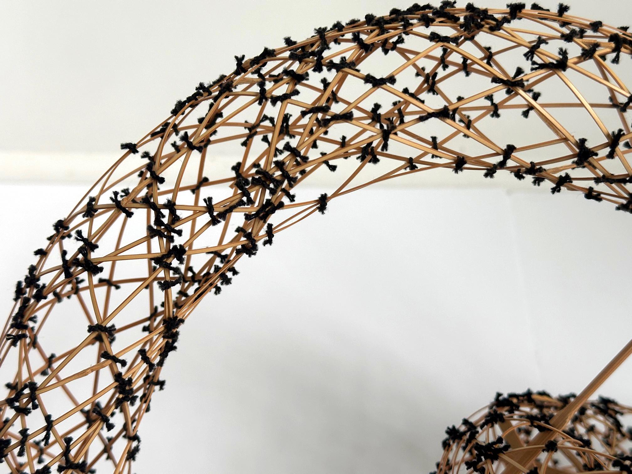 Japanese Bamboo Art Sculpture Kawashima Shigeo Soul's Trance For Sale 7