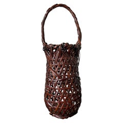 Japanese Bamboo Basket Ikebana Suzuki Gengensai